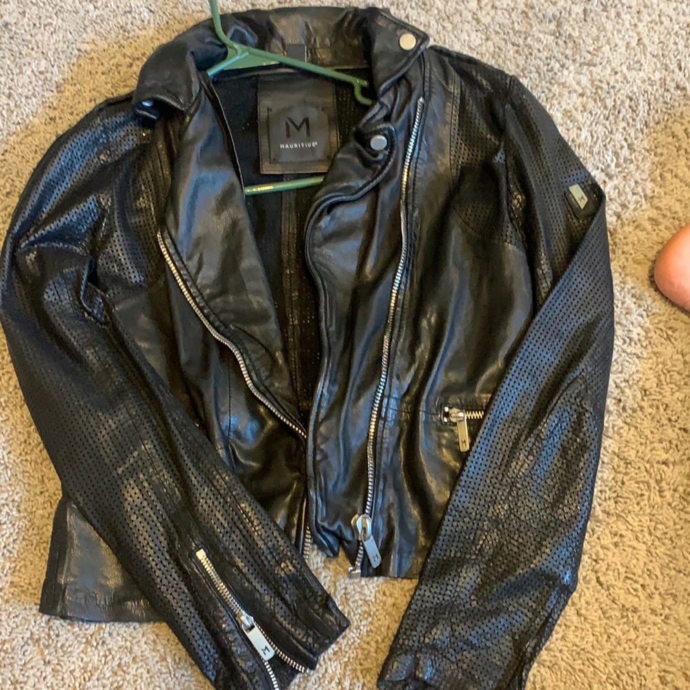Medium Mauritius leather jacket
